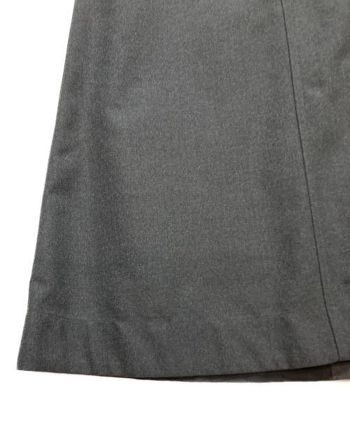 MHL（エムエイチエル）MHL (エムエイチエル) WOOL COTTON DRILL SKIRT グレー サイズ:1の古着・服飾アイテム