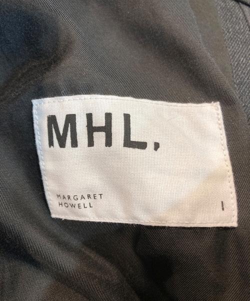 MHL（エムエイチエル）MHL (エムエイチエル) WOOL COTTON DRILL SKIRT グレー サイズ:1の古着・服飾アイテム
