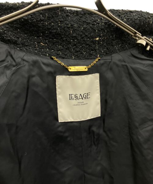 journal standard L'essage（ジャーナルスタンダード レサージュ）journal standard L'essage (ジャーナルスタンダード レサージュ) MANTECO GIOLICA スタンドショートコート ブラック サイズ:SIZEFREEの古着・服飾アイテム