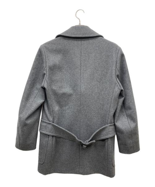 Maison Margiela（メゾンマルジェラ）Maison Margiela (メゾンマルジェラ) 11AW ウールメルトン くるみボタン Pコート グレー サイズ:46の古着・服飾アイテム