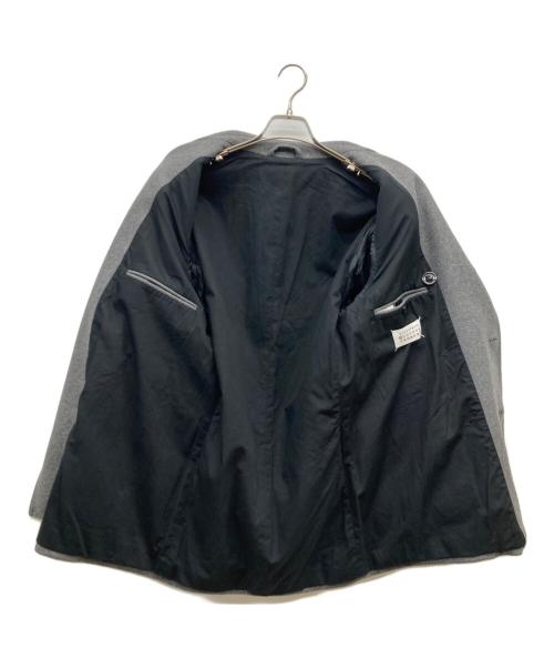Maison Margiela（メゾンマルジェラ）Maison Margiela (メゾンマルジェラ) 11AW ウールメルトン くるみボタン Pコート グレー サイズ:46の古着・服飾アイテム