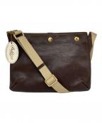 BOLDRINI SELLERIAボルドリーニ セレリア）の古着「レザーショルダーバッグ」｜ブラウン