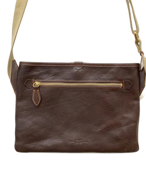 BOLDRINI SELLERIA（ボルドリーニ セレリア）Boldrini Selleria (ボルドリーニ セレリア) レザーショルダーバッグ ブラウン サイズ:記載なしの古着・服飾アイテム