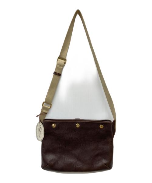 BOLDRINI SELLERIA（ボルドリーニ セレリア）Boldrini Selleria (ボルドリーニ セレリア) レザーショルダーバッグ ブラウン サイズ:記載なしの古着・服飾アイテム