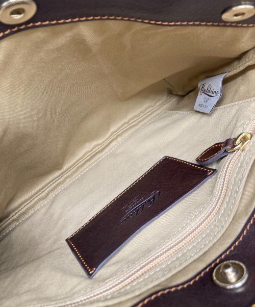 BOLDRINI SELLERIA（ボルドリーニ セレリア）Boldrini Selleria (ボルドリーニ セレリア) レザーショルダーバッグ ブラウン サイズ:記載なしの古着・服飾アイテム