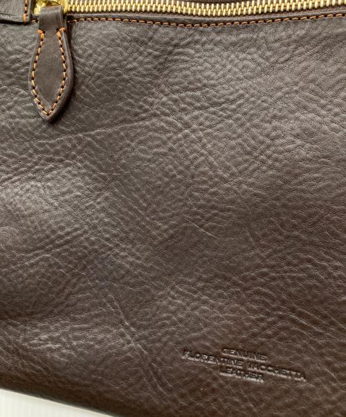 BOLDRINI SELLERIA（ボルドリーニ セレリア）Boldrini Selleria (ボルドリーニ セレリア) レザーショルダーバッグ ブラウン サイズ:記載なしの古着・服飾アイテム