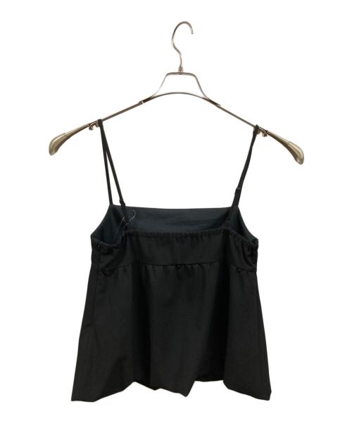 Spick and Span（スピック＆スパン）Spick and Span (スピック＆スパン) ギャザーキャミソールセットパンツ ブラック サイズ:38の古着・服飾アイテム
