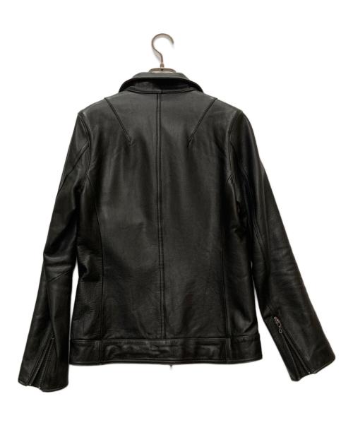 FUGA（フーガ）FUGA (フーガ) レザーライダースジャケット ブラック サイズ:46の古着・服飾アイテム