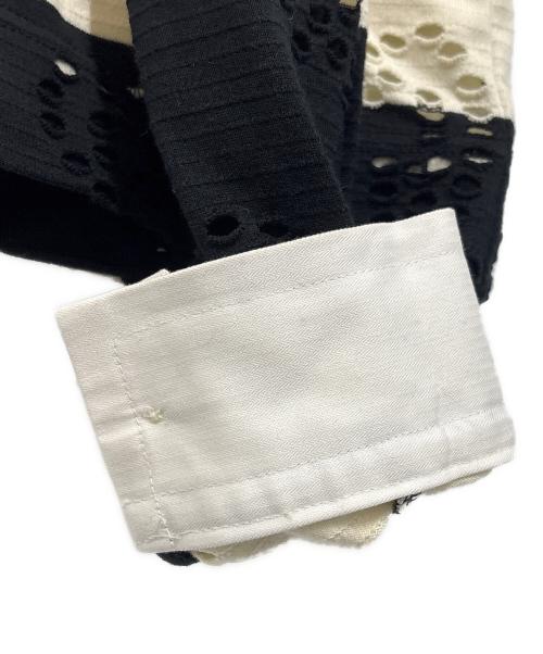 Vivienne Westwood RED LABEL（ヴィヴィアンウエストウッドレッドレーベル）Vivienne Westwood RED LABEL (ヴィヴィアンウエストウッドレッドレーベル) ドットORB ラグビーシャツ アイボリー×ブラック サイズ:00の古着・服飾アイテム