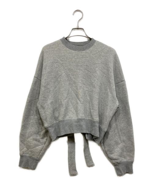 Little suzie（リトルスージー）little Suzie (リトルスージー) ロングタイバックオープンスウェット グレー サイズ:ONE SIZEの古着・服飾アイテム