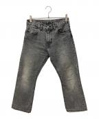 LEVI'S PReMIUMリーバイス プレミアム）の古着「先染めブラックデニムパンツ」｜ブラック