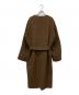 6(ROKU) BEAUTY&YOUTH (ロク ビューティーアンドユース) REVER SEWING GOWN COAT ブラウン サイズ:38：8000円