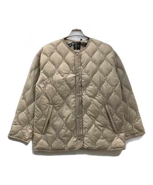 TAION（タイオン）TAION (タイオン) Spick別注キルティングブルゾン ベージュ サイズ:F 未使用品の古着・服飾アイテム