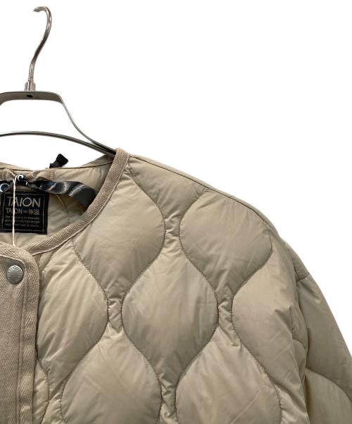 TAION（タイオン）TAION (タイオン) Spick別注キルティングブルゾン ベージュ サイズ:F 未使用品の古着・服飾アイテム