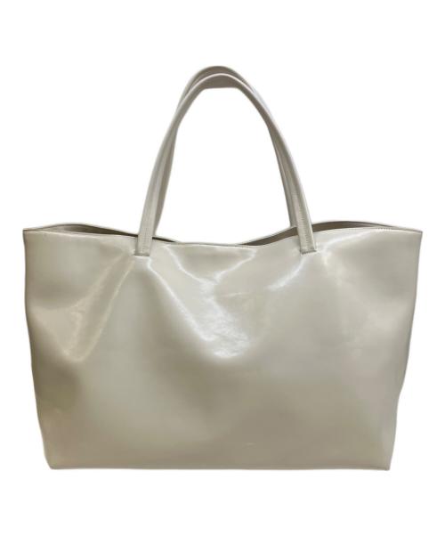 NOTHING WRITTEN（ナッシングリトゥン）NOTHING WRITTEN (ナッシングリトゥン) ラージトートバッグ アイボリーの古着・服飾アイテム