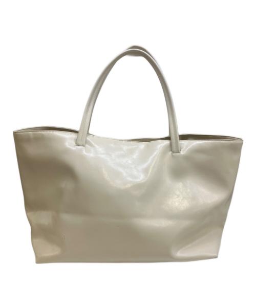 NOTHING WRITTEN（ナッシングリトゥン）NOTHING WRITTEN (ナッシングリトゥン) ラージトートバッグ アイボリーの古着・服飾アイテム