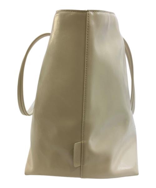 NOTHING WRITTEN（ナッシングリトゥン）NOTHING WRITTEN (ナッシングリトゥン) ラージトートバッグ アイボリーの古着・服飾アイテム