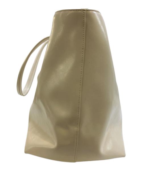 NOTHING WRITTEN（ナッシングリトゥン）NOTHING WRITTEN (ナッシングリトゥン) ラージトートバッグ アイボリーの古着・服飾アイテム