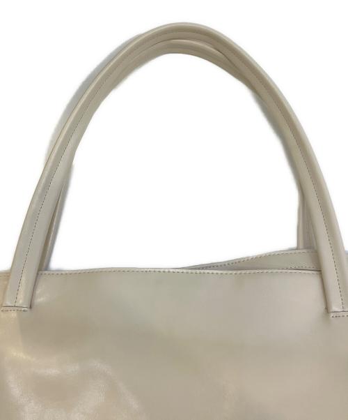 NOTHING WRITTEN（ナッシングリトゥン）NOTHING WRITTEN (ナッシングリトゥン) ラージトートバッグ アイボリーの古着・服飾アイテム