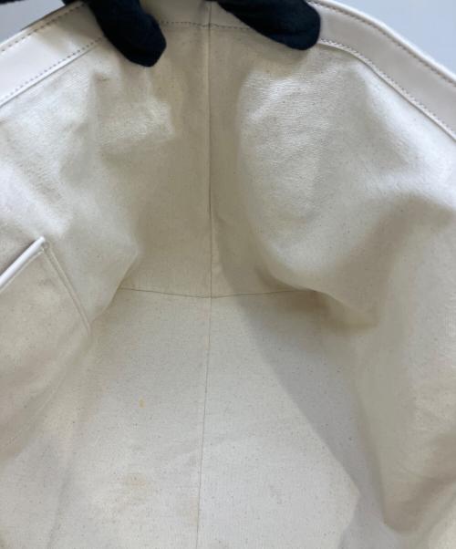 NOTHING WRITTEN（ナッシングリトゥン）NOTHING WRITTEN (ナッシングリトゥン) ラージトートバッグ アイボリーの古着・服飾アイテム