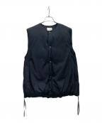 MIESROHEミースロエ）の古着「ミディダウンベスト」｜ネイビー