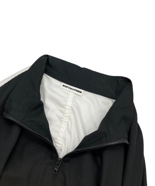 SOFTHYPHEN（ソフトハイフン）SOFTHYPHEN (ソフトハイフン) TRACK SHIRT BLOUSON ブラック サイズ:SIZE 05の古着・服飾アイテム