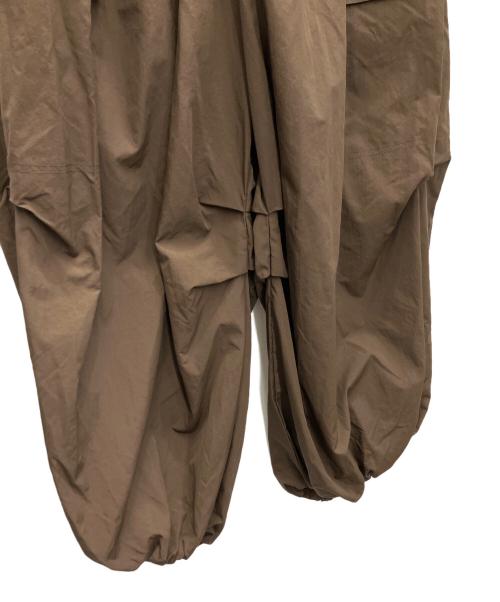 Snidel（スナイデル）Snidel (スナイデル) ワイドデザインパンツ ブラウン サイズ:SIZE1の古着・服飾アイテム