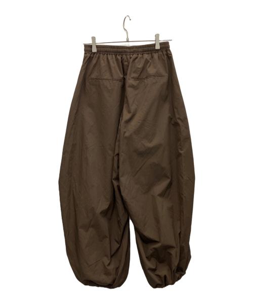 Snidel（スナイデル）Snidel (スナイデル) ワイドデザインパンツ ブラウン サイズ:SIZE1の古着・服飾アイテム