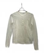 MIESROHEミースロエ）の古着「レイヤードモヘアニットトップス」｜ホワイト