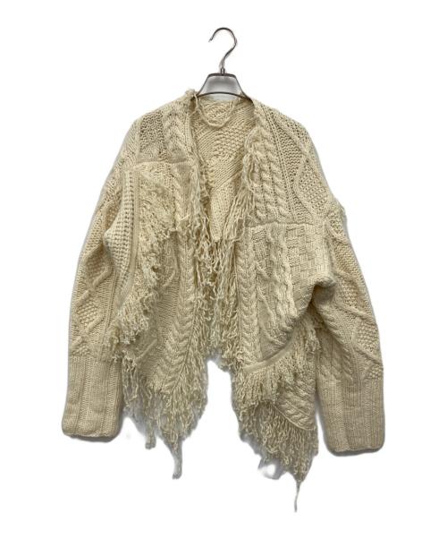 muller of yoshiokubo（ミュラーオブヨシオクボ）muller of yoshiokubo (ミュラーオブヨシオクボ) ニットカーディガン アイボリー サイズ:FREEの古着・服飾アイテム