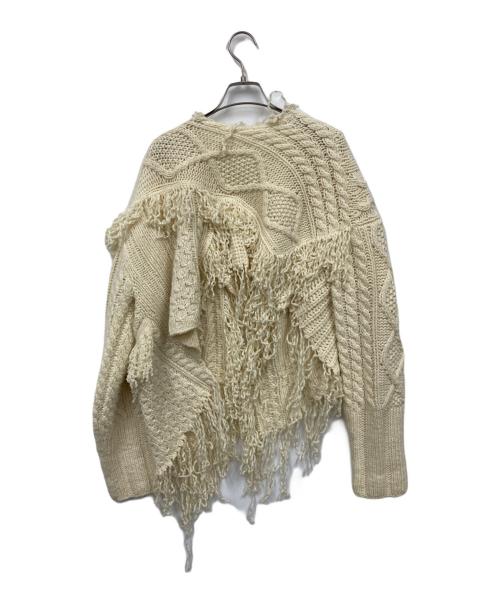 muller of yoshiokubo（ミュラーオブヨシオクボ）muller of yoshiokubo (ミュラーオブヨシオクボ) ニットカーディガン アイボリー サイズ:FREEの古着・服飾アイテム