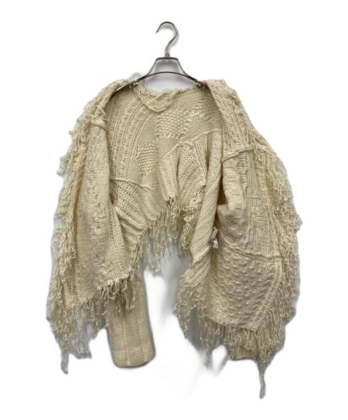 muller of yoshiokubo（ミュラーオブヨシオクボ）muller of yoshiokubo (ミュラーオブヨシオクボ) ニットカーディガン アイボリー サイズ:FREEの古着・服飾アイテム