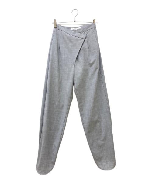 mukasa（ムカサ）mukasa (ムカサ) タックパンツ グレー サイズ:2の古着・服飾アイテム