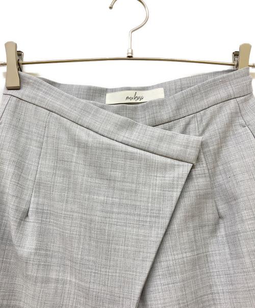 mukasa（ムカサ）mukasa (ムカサ) タックパンツ グレー サイズ:2の古着・服飾アイテム