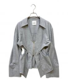mukasa（ムカサ）の古着「デザインジャケット」｜グレー