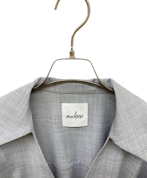 mukasa（ムカサ）mukasa (ムカサ) デザインジャケット グレー サイズ:Fの古着・服飾アイテム