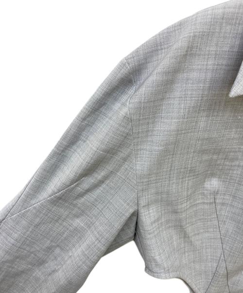 mukasa（ムカサ）mukasa (ムカサ) デザインジャケット グレー サイズ:Fの古着・服飾アイテム