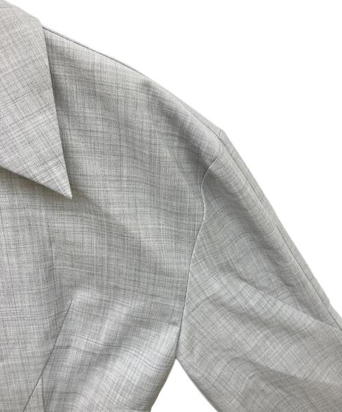 mukasa（ムカサ）mukasa (ムカサ) デザインジャケット グレー サイズ:Fの古着・服飾アイテム