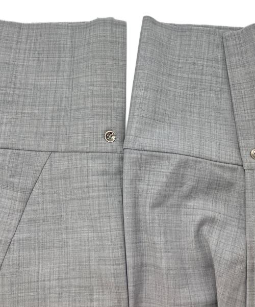 mukasa（ムカサ）mukasa (ムカサ) デザインジャケット グレー サイズ:Fの古着・服飾アイテム