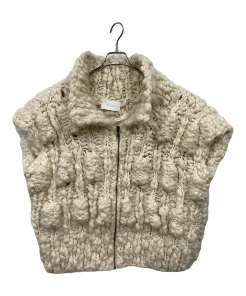 MAYDI（マイディ）MAYDI (マイディ) ニットベスト アイボリー サイズ:Sの古着・服飾アイテム