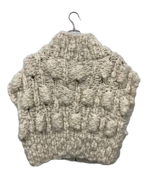 MAYDI（マイディ）MAYDI (マイディ) ニットベスト アイボリー サイズ:Sの古着・服飾アイテム