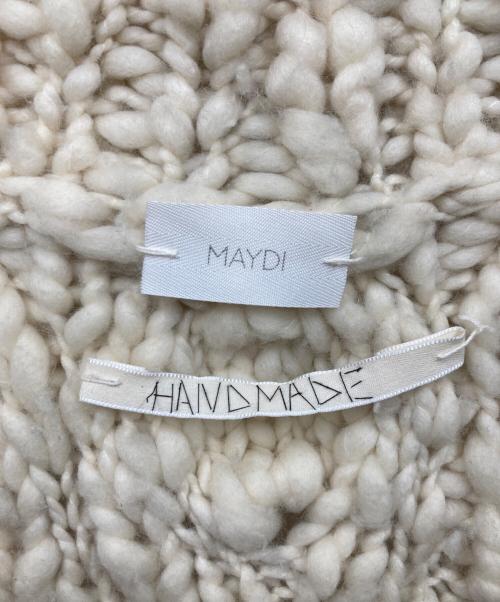 MAYDI（マイディ）MAYDI (マイディ) ニットベスト アイボリー サイズ:Sの古着・服飾アイテム