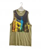 DRIES VAN NOTENドリスヴァンノッテン）の古着「Printed Jersey Tank Top」｜オリーブ