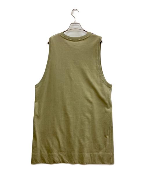 DRIES VAN NOTEN（ドリスヴァンノッテン）DRIES VAN NOTEN (ドリスヴァンノッテン) Printed Jersey Tank Top オリーブ サイズ:Sの古着・服飾アイテム