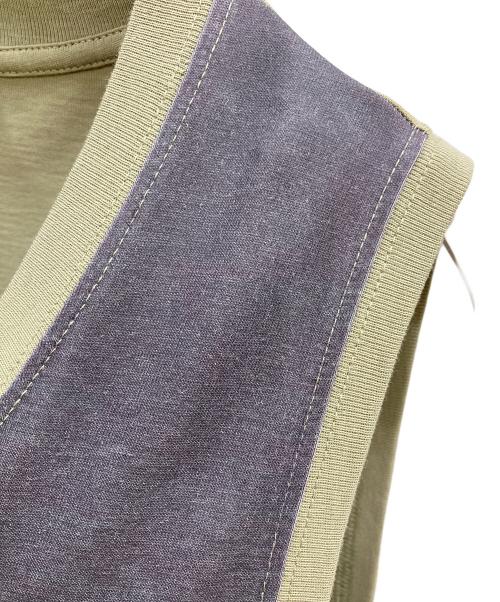 DRIES VAN NOTEN（ドリスヴァンノッテン）DRIES VAN NOTEN (ドリスヴァンノッテン) Printed Jersey Tank Top オリーブ サイズ:Sの古着・服飾アイテム