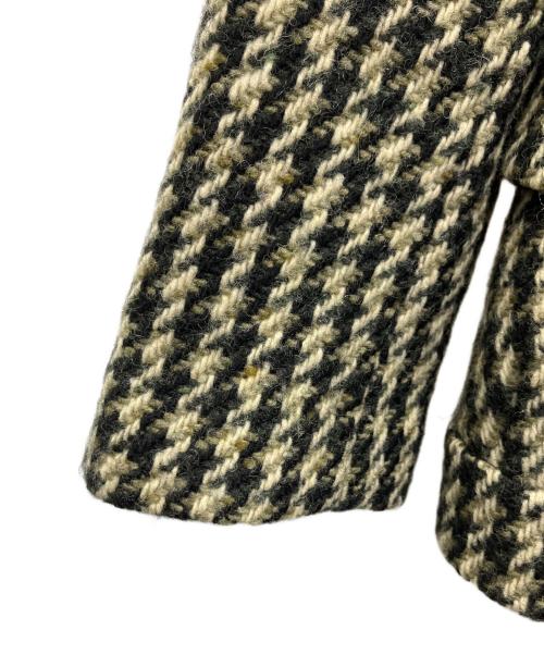 MARNI（マルニ）MARNI (マルニ) 千鳥柄ウールジャケット ブラック×オリーブ サイズ:SIZE40の古着・服飾アイテム