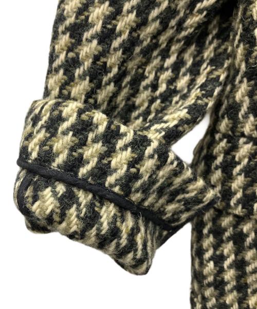 MARNI（マルニ）MARNI (マルニ) 千鳥柄ウールジャケット ブラック×オリーブ サイズ:SIZE40の古着・服飾アイテム