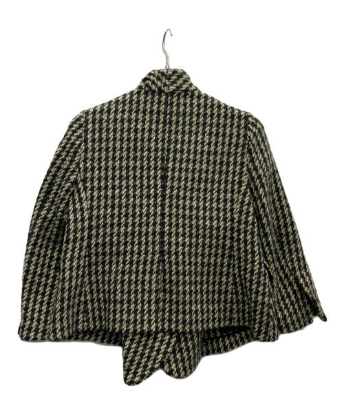 MARNI（マルニ）MARNI (マルニ) 千鳥柄ウールジャケット ブラック×オリーブ サイズ:SIZE40の古着・服飾アイテム