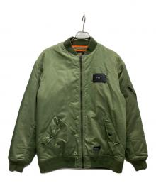 FAT（エフエーティー）の古着「MA-1ジャケット」｜グリーン