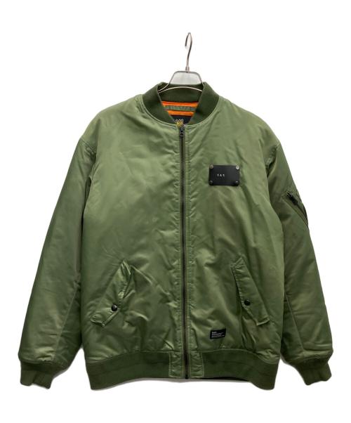 FAT（エフエーティー）FAT (エフエーティー) MA-1ジャケット グリーン サイズ:Sの古着・服飾アイテム
